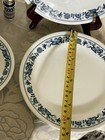7pc Blue   White Vtg Corelle Blue Onion Filagree Silver Cobalt S p Chinoiserie