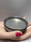 Vintage Stanhome Stanley Homes Aluminum Metal Cocktail Drink Coasters Lot Of 6