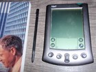 Palm V Vintage Organizer Pda Device With Handbook Manual Palm Os Untested As-is