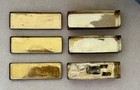 Vintage Antique Al Foss Pork Rind Minnow Fishing Lure Tins  3  - Tins  Only