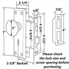 Vintage Mortise Lock Set For Interior Doors     Antique Door Knobs With Heav