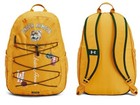 Ua Backpack Under Armour Hustle Laptop Bag Sport Golden Yellow Hiking School Nwt