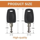 Tsa Key 002 007universal Lock Master Suitcase With 2pcs Rings For   