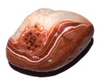 Lake Superior Agate    3 0 Oz Bold Red  White  And Deep Gray-blue Banding