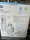 Chicco Digital 2-in-1 Baby Bottle Warmer   Sterilizer Color White  new Open Box 