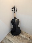 Cecilio 4 4 Cvnae-black sr Ebony Fitted Acoustic electric Violin  Metallic Black