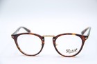 New Persol P 3107-v 24 Havana Gold Authentic Frames Eyeglasses 47-22