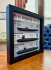 Us Submarine Fleet Shadow Box Display  Balao  Sturgeon  Los Angeles  Large