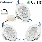10 20 30pc Dimmable Led Downlight 9w 15w Recessed Ceiling Light With Drivers Us