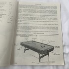 Owners Manual For Salem Home Billiard Table Sears Model 917 251410  917 251420