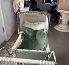Vintage Silver Cross Baby Carriage Made In England Rare  Good Condition