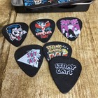 Stray Cats 6 Guitar Pick Set Tin Case Cancelled Fall Concert Tour 2025