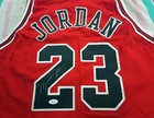 Michael Jordan Champion Chicago Bulls Autographed Jersey 93-94