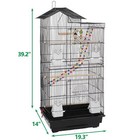 39  Roof Top Large Parakeet Bird Cage W  Stand Tray Toy For Medium Quaker Parrot