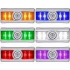 9 Led Interior Rectangular Light W  Chrome Housing   6 Color Option