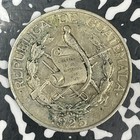 1925 Guatemala 1 2 Quetzal Lot jm0465 Silver  Scarce 