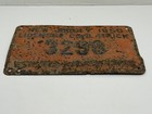 1950 New Jersey Licensed Coal Truck Weights And Measures License Plate