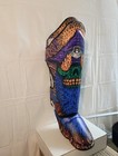 Grizz Psychedelic Magic Mushroom Print Muay Thai Shin Guards Xl