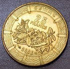 2006 Central African States 25 Francs Unc 