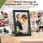 Smart Digital Picture Frame Wifi Send Photos From Your Phone 16gb Storage Smooth