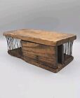 Antique 19th Century Primitive Wood   Wire Mouse Trap
