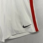 Nike Team Usa Soccer Shorts Men s Medium White Training Usmnt National Team Logo