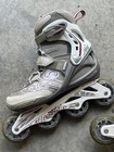 Rollerblade Spark 80 Max Wheel 80 Women   s Size 8 White silver maroon 