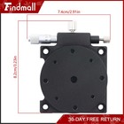 Findmall 360   60mm Manual Rotary Linear Stage R Axis Displacement Sliding Table