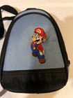 Vtg Nintendo Super Mario Bros Case Mini Backpack Gameboy Ds 3ds Bag Black Blue