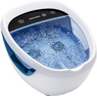 Shiatsu Bliss Footbath With Heat Boost  Foot Spa Massager  Deep Kneading Pedi   
