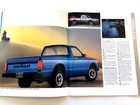 1988 Chevrolet Chevy S-10 S10 Truck 24-page Original Sales Brochure Catalog
