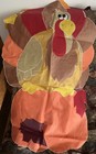 Colorful Thanksgiving Turkey Outdoor Flag Double Sided Garden Yard Fall 41 X 27