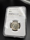 1940 Canada Silver Quarter 25 Cents Coin Ngc Ms61 Unc Uncirculated Certified  06
