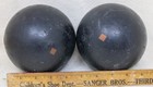 Vintage Pair Brunswick Mineralite Balls Duckpin Lawn Bowling 10-pin Bocce Two