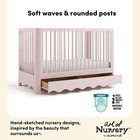Storkcraft Casablanca Convertible Crib With Drawer And Toddler Guardrail Blus   