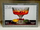 Godinger Dublin Shannon Crystal Domed Cake Stand 4 In 1 New 