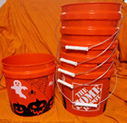 Free Ship  Home Depot Viral Halloween Ghost Bucket     Trick Or Treat  