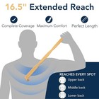 Slick Bamboo Back Scratcher 2 Pack 16 5  Long Handle Wooden Massager For Men   W