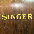 Gorgeous Singer Early 1900   s Antique Sewing Machine Wood Bentwood Case   Key 