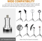 2 Pack Photography Light Stand Tripods With Ball Head For Photo Video Lights 6 5