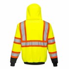 Portwest Ub316 Kansas Hi-vis Reflective Contrast Safety Work Zipped Hoodie Ansi