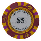  25pcs   5 Monte Carlo 14g Clay Chips