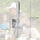 Garden Shovel Hand Trowel  Stainless Steel Gardening Tools  Spade 3 