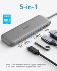 Anker 332 Usb-c Hub 5-in-1 Type C To Hdmi Splitter 4k Display 5gbps Data refurb