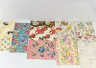 Vintage Assorted Wrapping Paper Sheets  Lot Foil Xmas All Occasion Crafts 5lbs