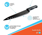 Nonstick Teflon Coated Chef Knife - 8  Stainless Steel Aerated Blade Very Sharp