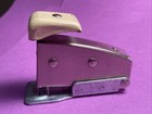 Vintage Stapler Mini Use Presto 165 Staples Metal Spec Mfg Co Chicago Cream Top