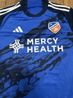 Adidas Fc Cincinnati 23 24 Home Soccer Jersey Kit Blue Mls Hi1847 Men Sz M