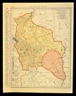 Ca 1938 Bolivia Map Wall Art Gran Chaco Region South America Chaco War Original