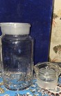 Antique Drug Store Pharmacy Apothecary Bottle Jar   9 75  Tall W  Ground Stopper